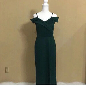Alexa B Nites Size 4 Dress Formal Semi Formal Green Emerald